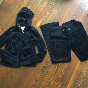 Black Velvet-y Jumpsuit